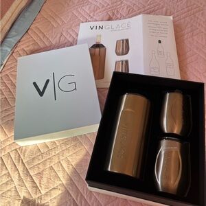 Vinglacé Wine Chiller and Tumbler Set- NIB